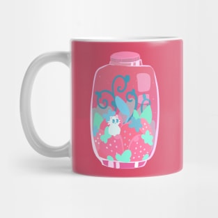 Strawberry Catto Jar Mug